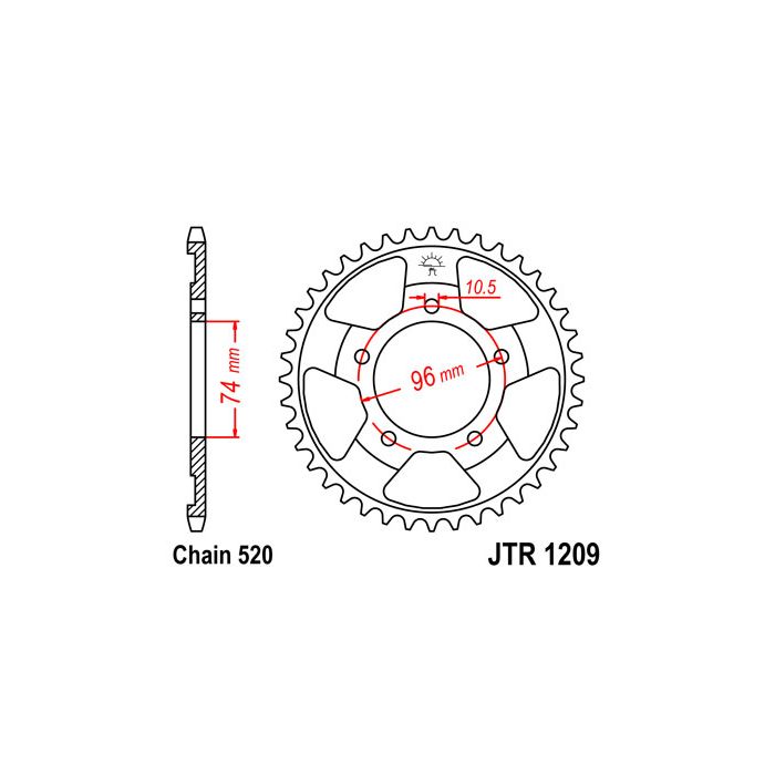 JTR 1209 lánckerék