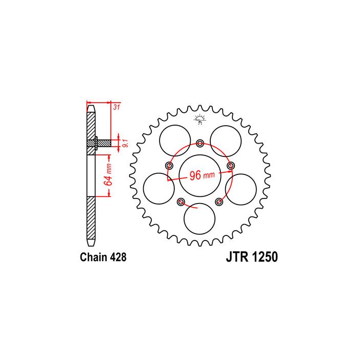 JTR 1250 lánckerék