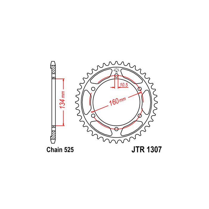 JTR 1307 lánckerék