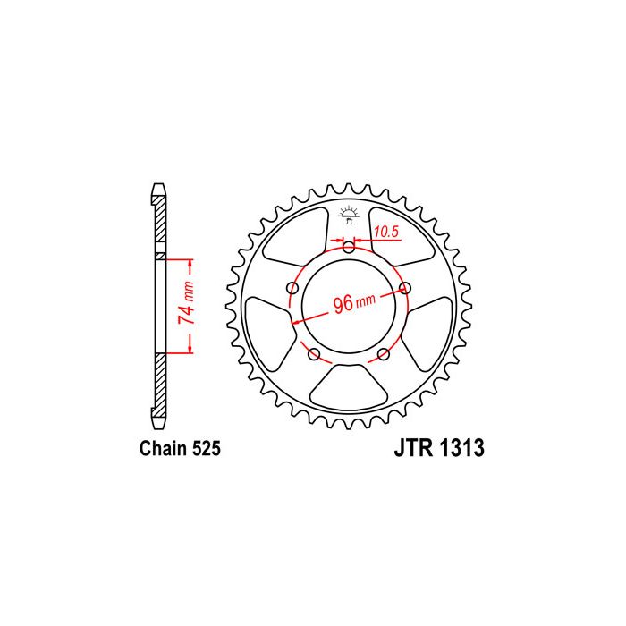 JTR 1313 lánckerék