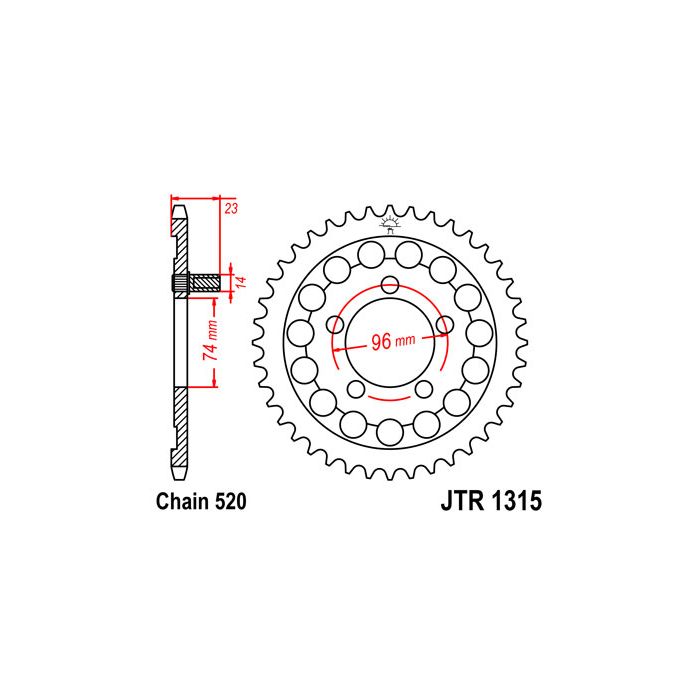 JTR 1315 lánckerék