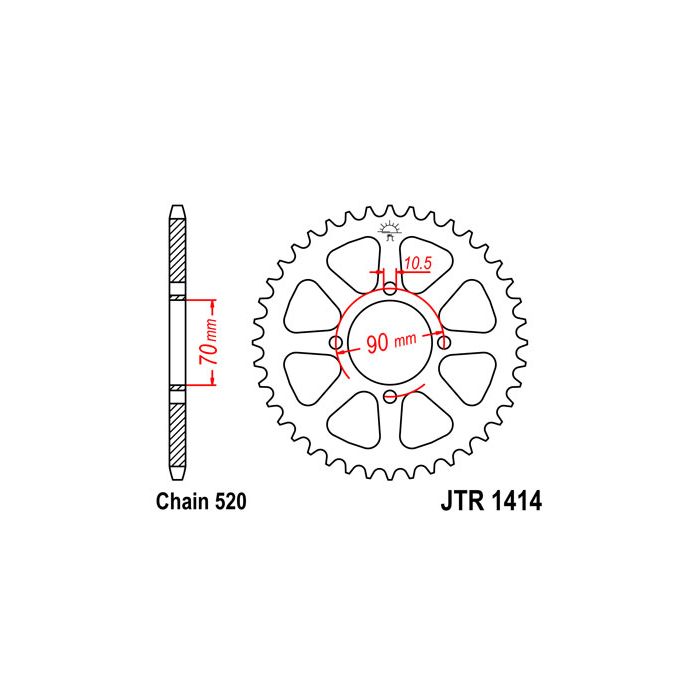 JTR 1414 lánckerék