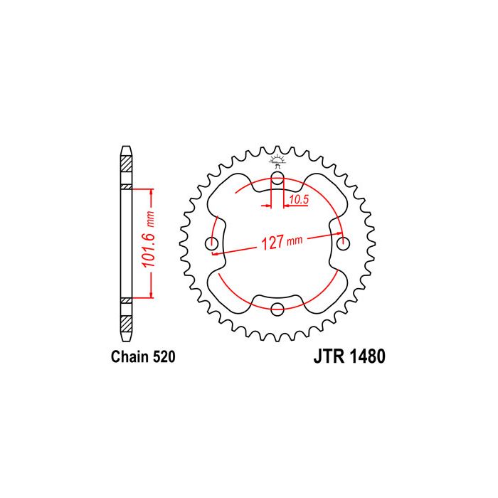 JTR 1480 lánckerék