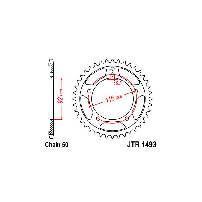 JTR 1493 lánckerék