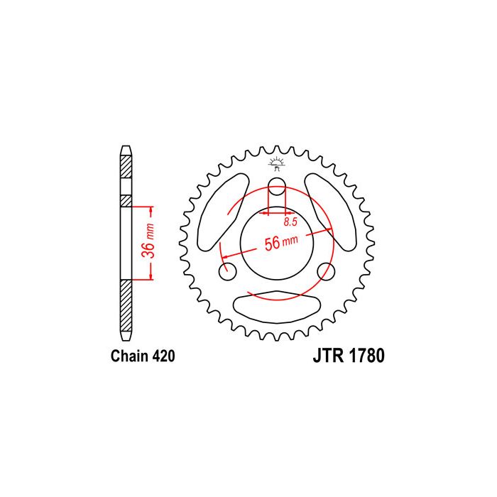 JTR 1780 lánckerék