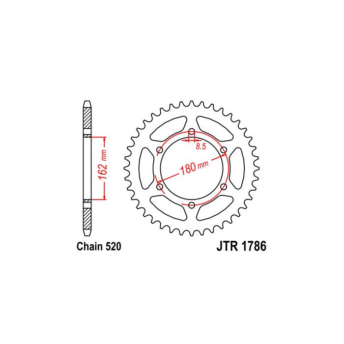 JTR 1786 lánckerék