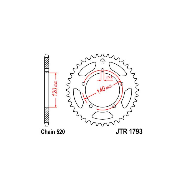 JTR 1793 lánckerék