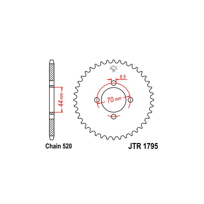 JTR 1795 lánckerék