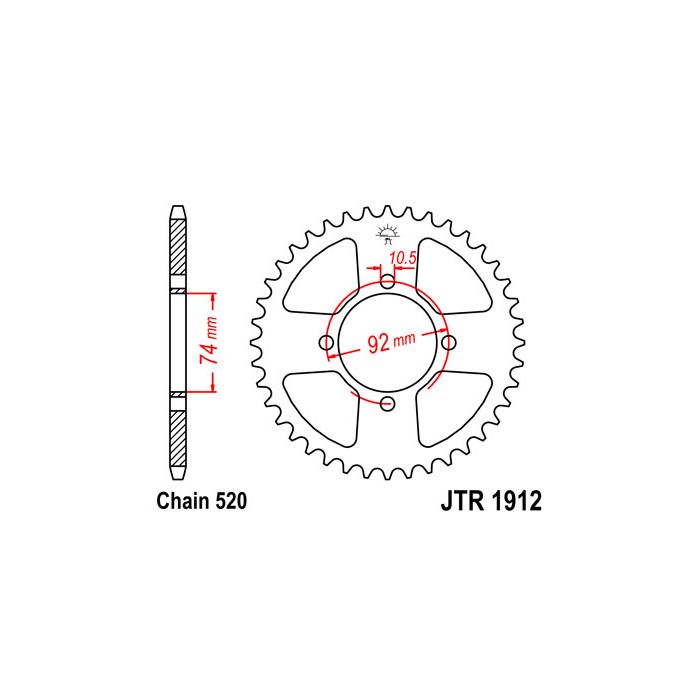 JTR 1912 lánckerék