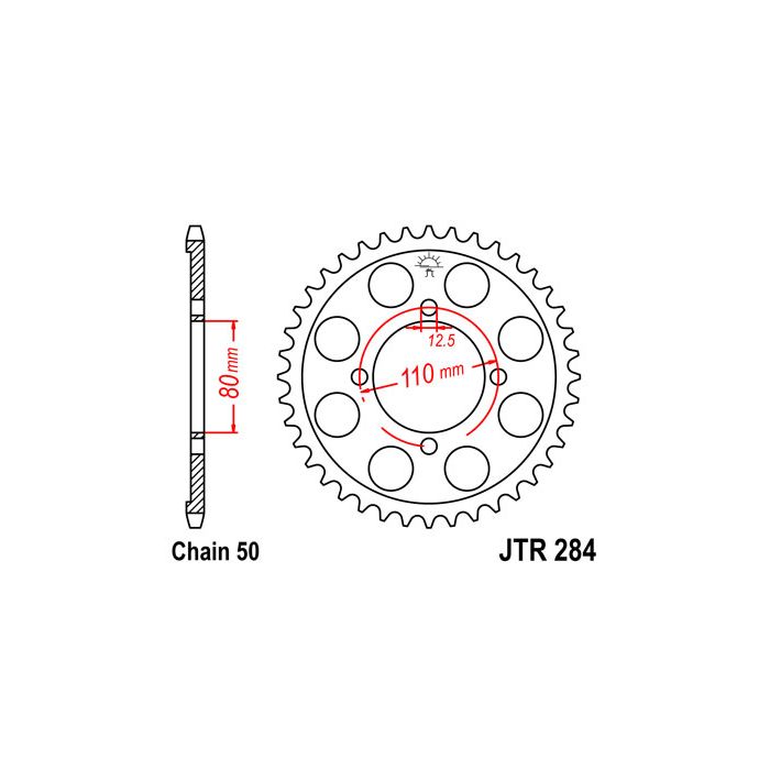 JTR 284 lánckerék