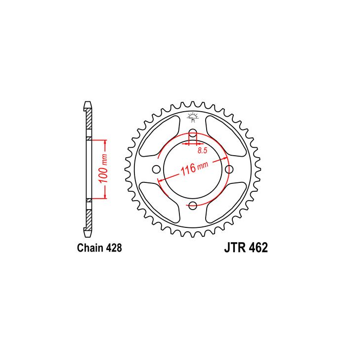 JTR 462 lánckerék