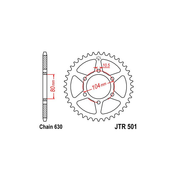 JTR 501 lánckerék