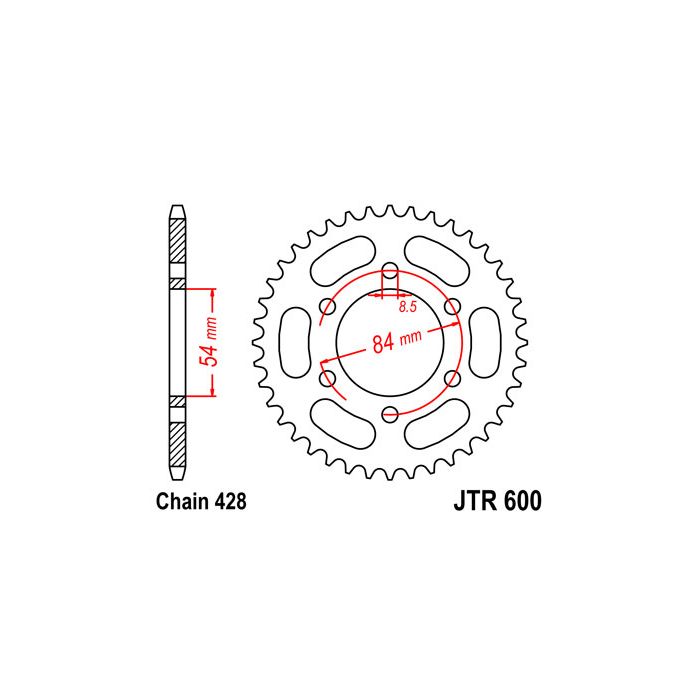 JTR 600 lánckerék