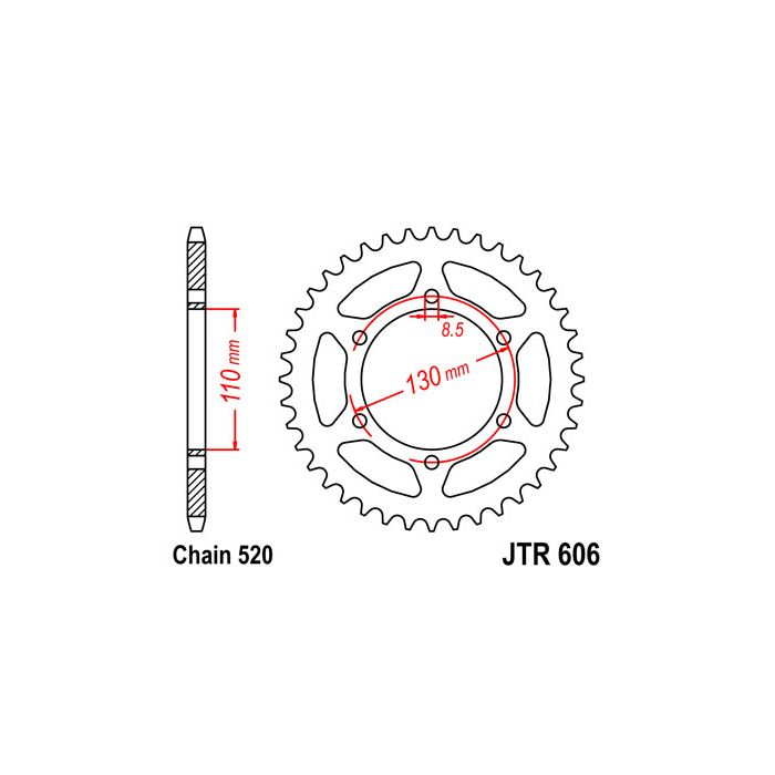 JTR 606 lánckerék