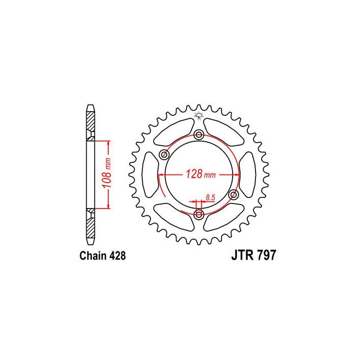 JTR 797 lánckerék